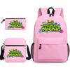 Monster Concert My Singing Monsters Three-Piece Schoolbag Backpack Large Capacity Student Schoolbag