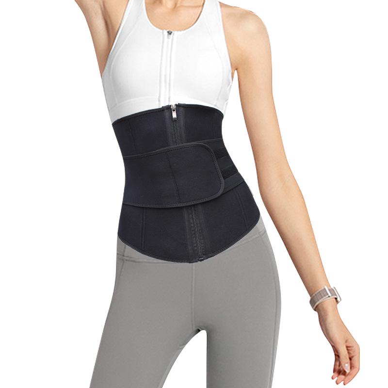 Neoprene Waist Cincher with Back Support, Sweat Enhancing Tummy Control Shaper Corset