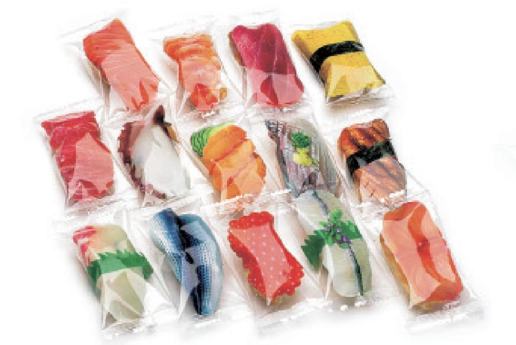 Newest Sushi Arare Individually Assorted Pack of Commercial Large Snack (Sushi Crackers), Wrapped, 200g, Use, Capacity,