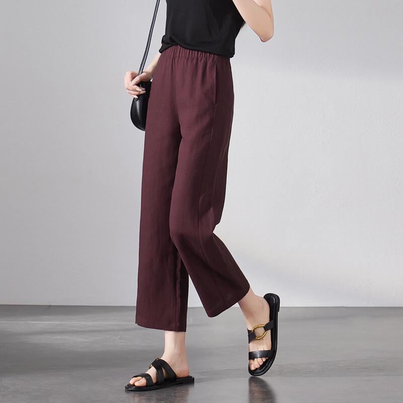 SOFSIL Women's Summer Thin Straight Leg Casual Pants