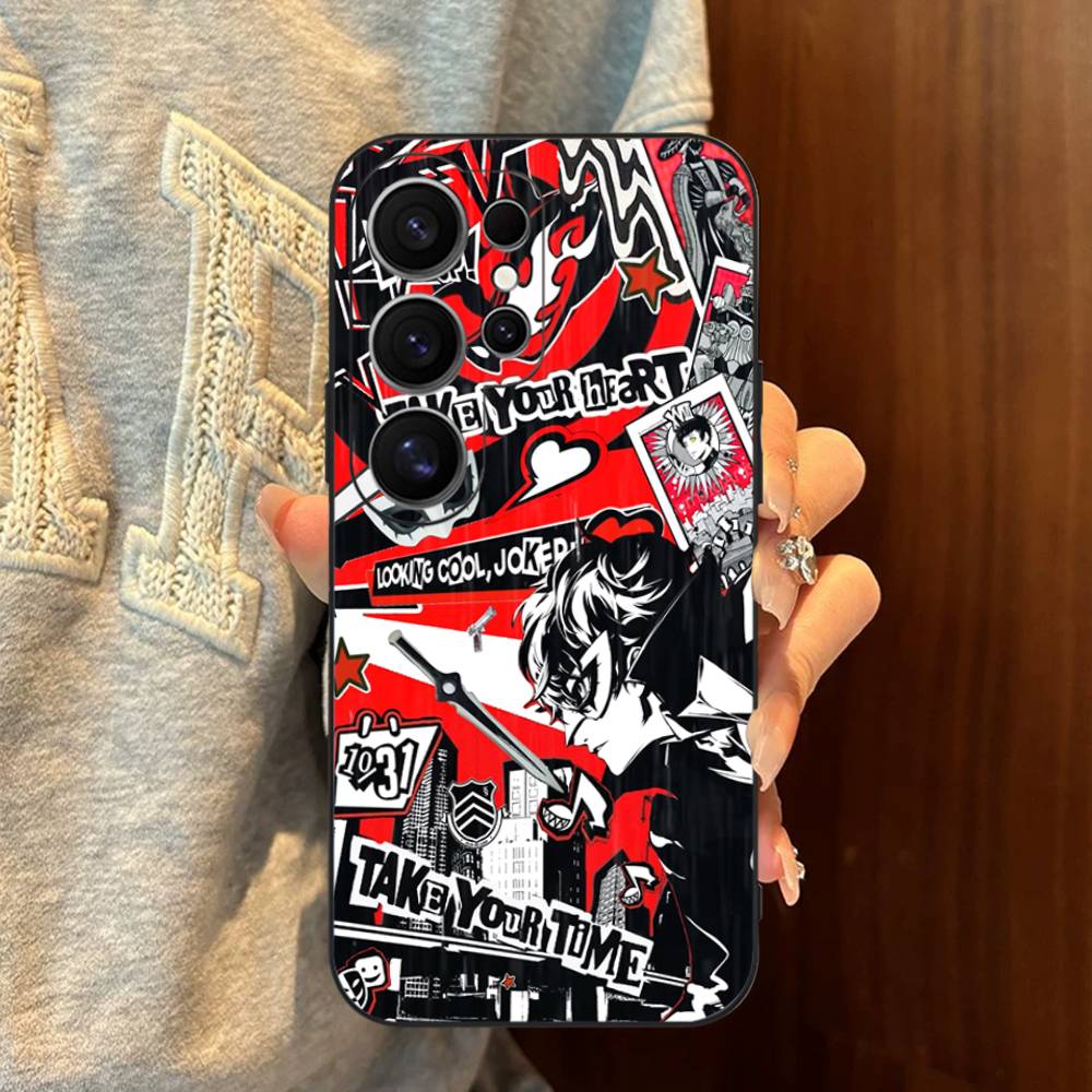Persona 5 Phone Case For Samsung S 24 fe 25 Ultra plus 20 lite 21 30 22 23 24 22 Ultra 5G Fundas