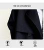 Women's Black College Style Trench Coat - Spring/Autumn 2025 Petite Mid-Length JK Uniform