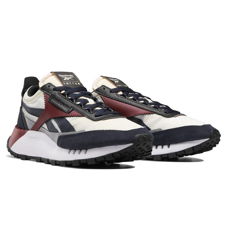 Romantic Crown X Reebok Classic Legacy Core White Collegiate Burgundy Unisex Sneakers Cream Core-White Black G57861