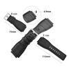 CASSIS Bell Ross TYPE BAR Watch with Replacement UBBAR001019024 & Strap, 24mm, Black, Tool,