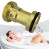 Multipurpose RP33794 Slip On Diverters Tub Spout Adapters Crafted from Zinc Alloy Materials for Leakproof Daily Use