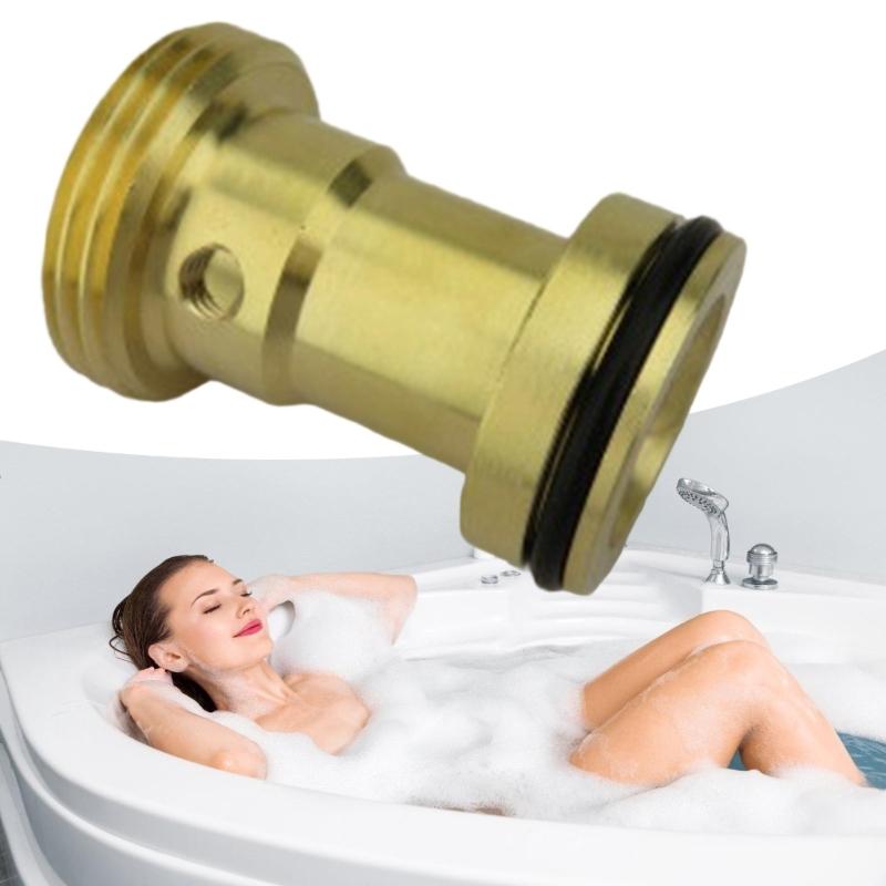 Multipurpose RP33794 Slip On Diverters Tub Spout Adapters Crafted from Zinc Alloy Materials for Leakproof Daily Use