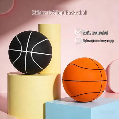 Pallone da Basket Indoor Silenzioso ad Alto Rimbalzo Misura 7 - Giocattolo per Bambini, Senza Sbucciature