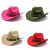 Classic Cowboy Fedora Hat For Men Women With Sun Protection And Breathability
