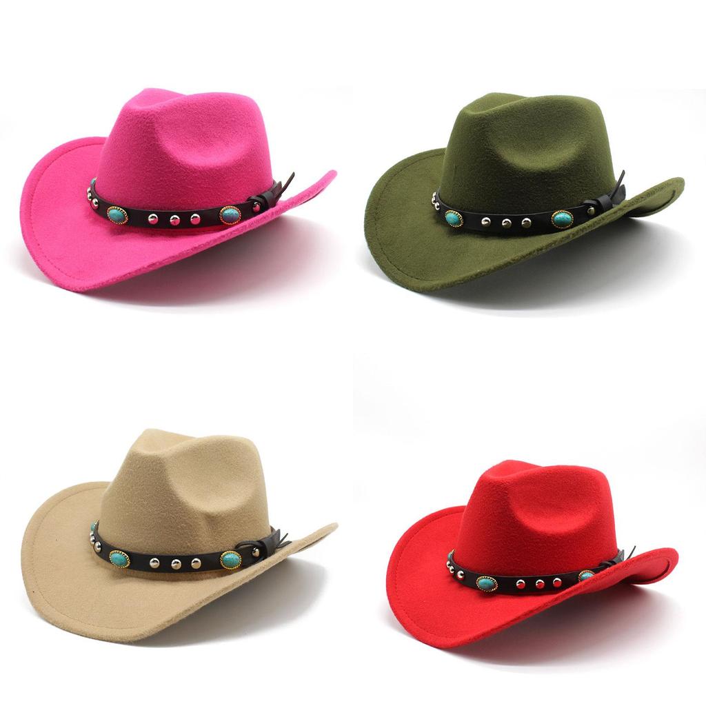 Classic Cowboy Fedora Hat For Men Women With Sun Protection And Breathability