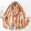 Large Scarf Silk Feeling Color Blending for Women Multifunctional Head Scarf Unisex Hijab Neck Scarves Daily Wear