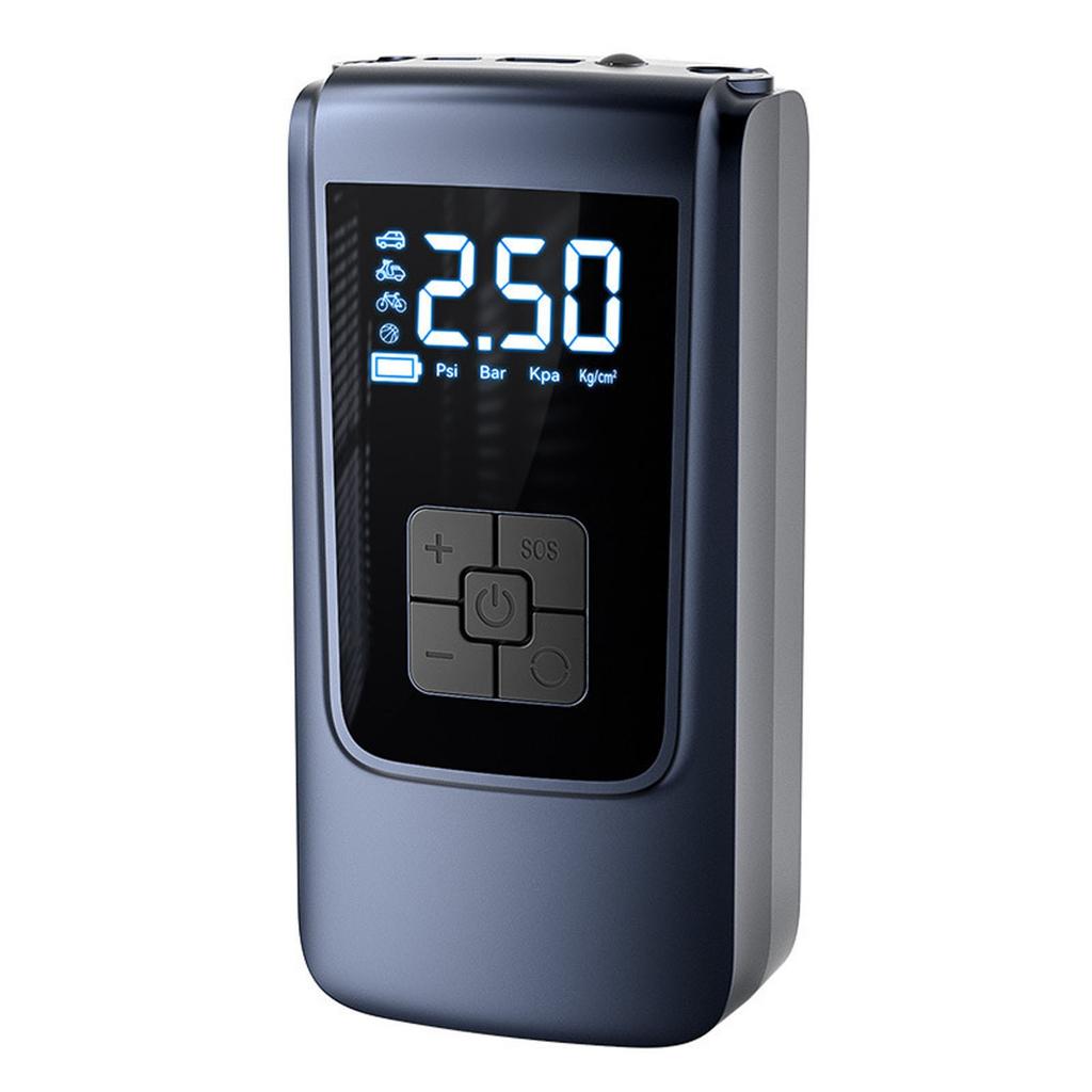 Portable For Car Tires With Digital Pressure Gauge, Cordless Portable Tire Inflator Compressor Electric Rechargeable Tire With Emergency