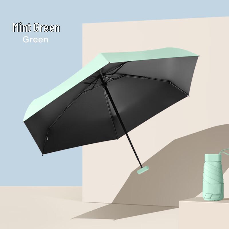 Mini Flat UV Protection Six-Fold Umbrella