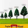 DIY Sand Table Building Trees Set - Handcrafted Miniature Landscape Models with Finished Tree Trunks