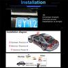 5 Inch Car Monitor TFT LCD HD Digital LED Night Vision Reverse Parking Waterproof with 12LED Dynamic Track Camera