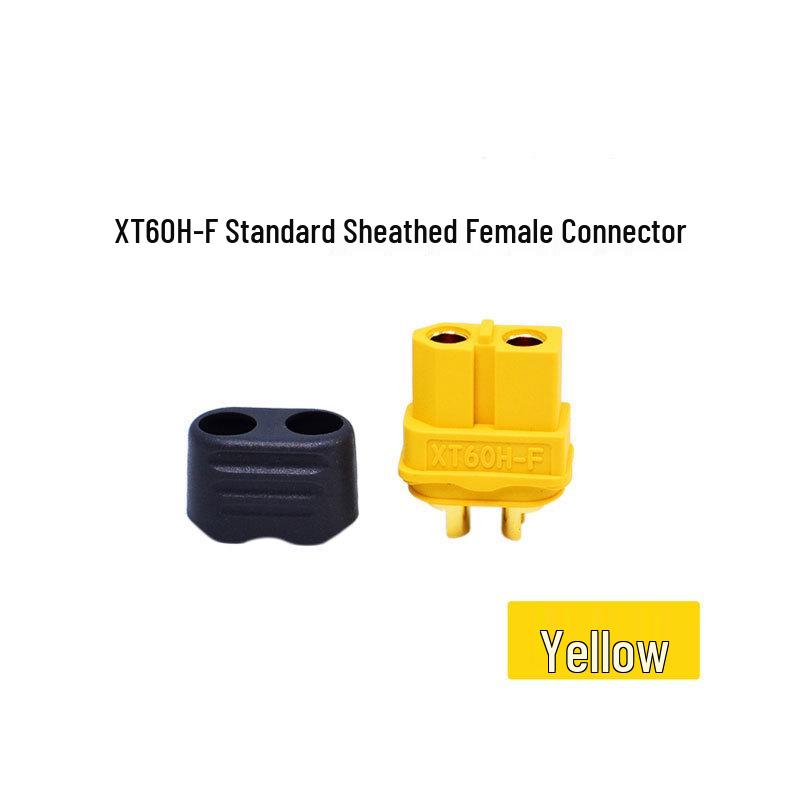 

Aimeisi Amass XT60H Gold-Plated Copper Aviation Plug Connector with Sheath Terminal