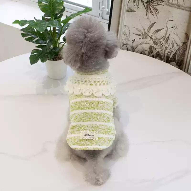

Small Dog Costume Puppy Shirt Yorkie Pomeranian Shih Tzu Maltese Poodle Bichon Schnauzer Clothing Dog Coat Pet Apparel Dropship XXS світло-зелений колір