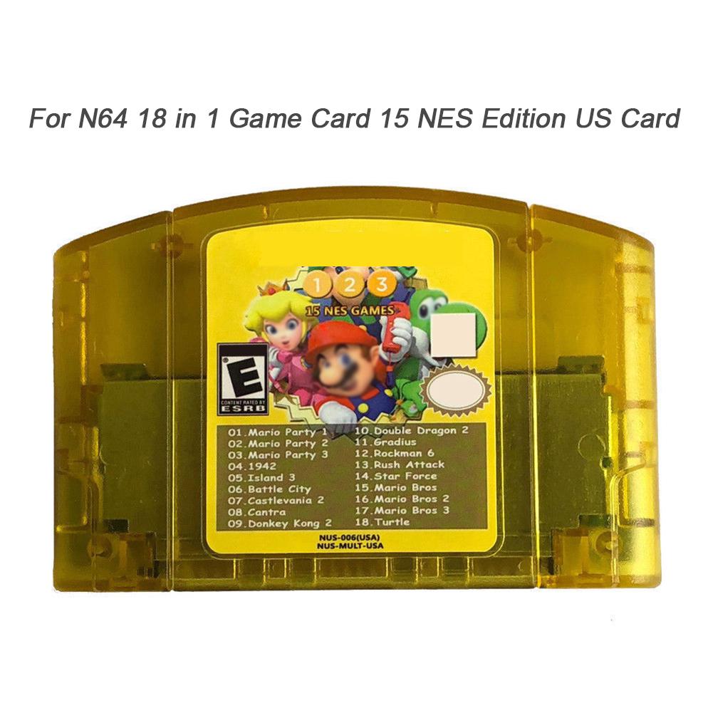 Buy 18 In 1 Game Card For Nintendo N64 Mario Party 1 2 3 Aggregation 15