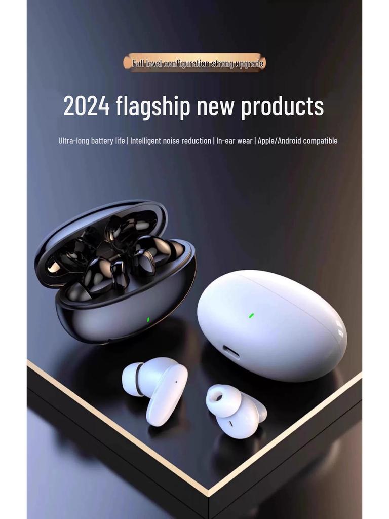 2024 Kabelloses Bluetooth In-Ear-Headset: Geräuschunterdrückung, Sportfreundlich, Lange Akkulaufzeit, Kompatibel mit Apple, Huawei, Xiaomi