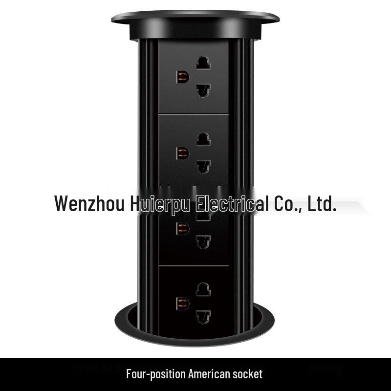 SJ Automatic Pop-Up Kitchen Island Power Socket