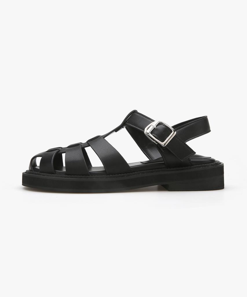 Salt And Chocolate Round Toe Fisherman Sandals 412324017 (3.5Cm/3 Colors)