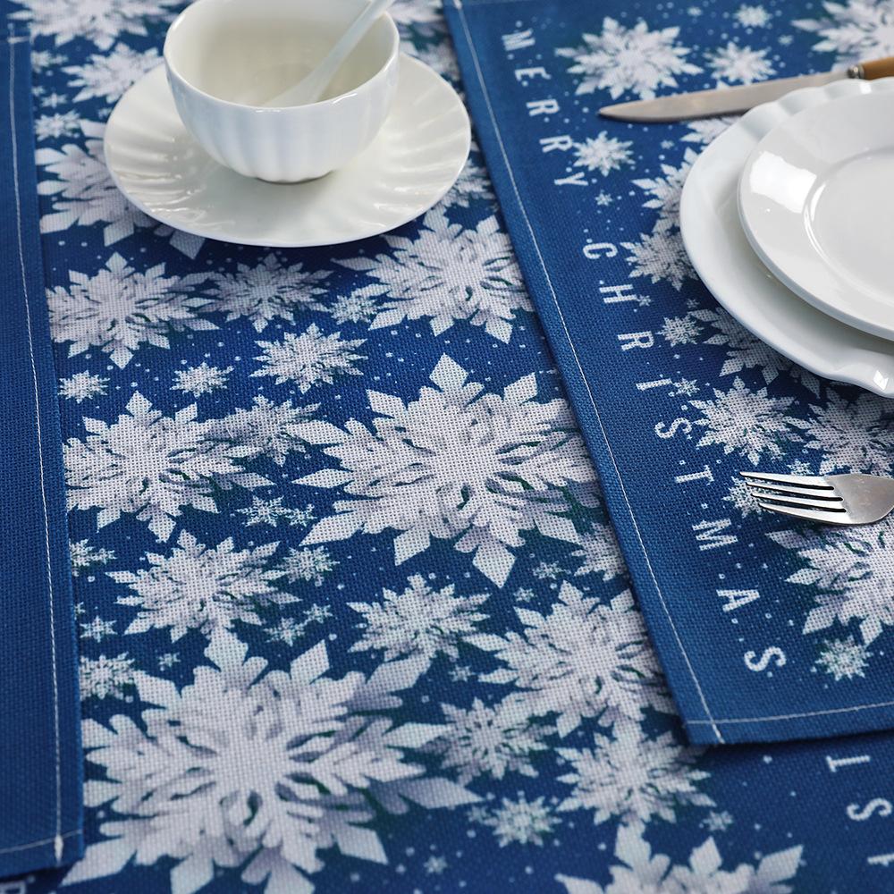 Nová podložka na stůl s potiskem Dekorace rekreačního domu Nordic Simple Waterproof Table Flag Ubrus