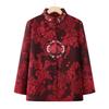 Grandma ability festive coat women the elderly Tang clothing mother autumn and winter clothing elderly birthday velvet dress
