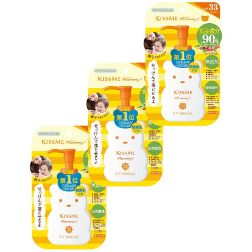 

Mummy UV Mild Gel N 100 г x 3 шт. набор [Isehan] [KISS ME] Гелевый солнцезащитный крем из пищевых ингредиентов