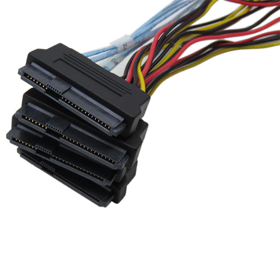 Ekstern harddiskkabel Mini SAS SFF-8644 til SFF-8482 serverdatatilbehør