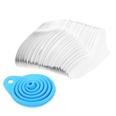 201 Stück Feines Nylon Farbsieb 100um mit Silikon Falttrichter UltraFlow Filterpapier Maschensieb