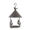 Windproof Bird Feeder Iron Bird Feeding Dish Garden Decor Bird Food Dispenser  Drinking