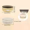 15g Empty Air Cushion Box with Powder & Mirror, Portable Cosmetic Container for BB Cream Foundation