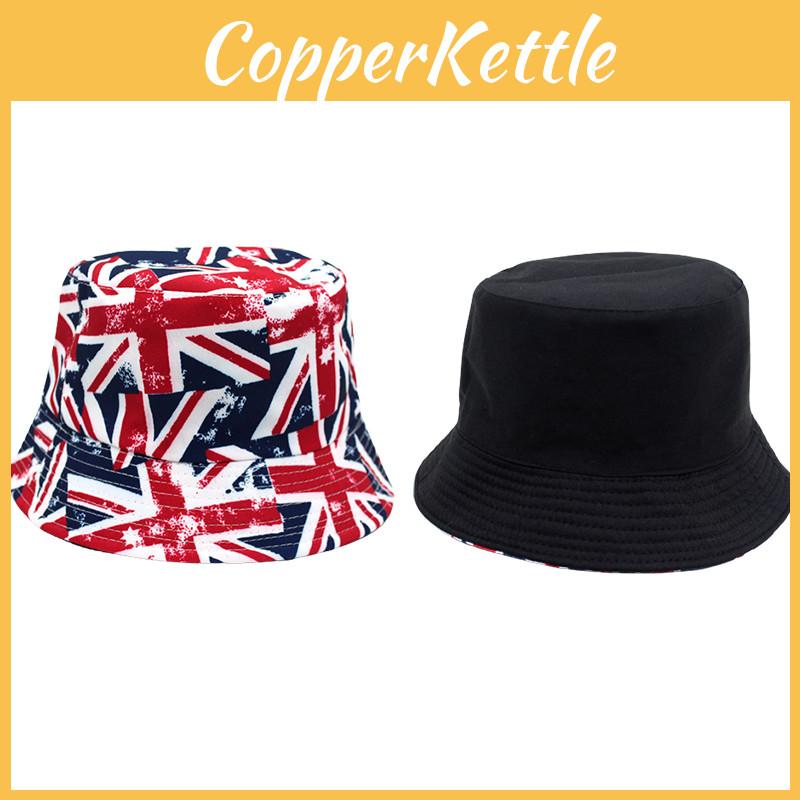 Chapéu Balde Reversível Union Jack Para Amantes do Estilo Britânico Proteja Sua Cabeça Com o Charme da Bandeira