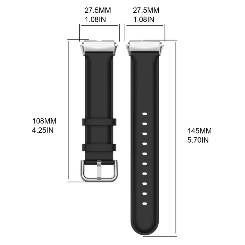 Adjustable PU Watchband for Watch 3 Active/Lite Smartwatch Stylish Watch Bands Durable Waterproof Wriststrap Replacement