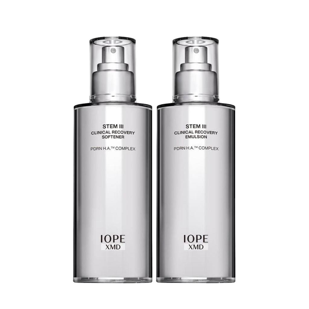 IOPE XMD Stem 3 Clinical Recovery Special 2 Item Set Softener 130ml Emulsion 130ml Anti Aging Skin Elasticity