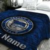 1PC Hertha BSC Custom Name Patterned Flannel Blanket Suitable For All Seasons for Home Decor Warmth and Comfort Gifts Holiday Present