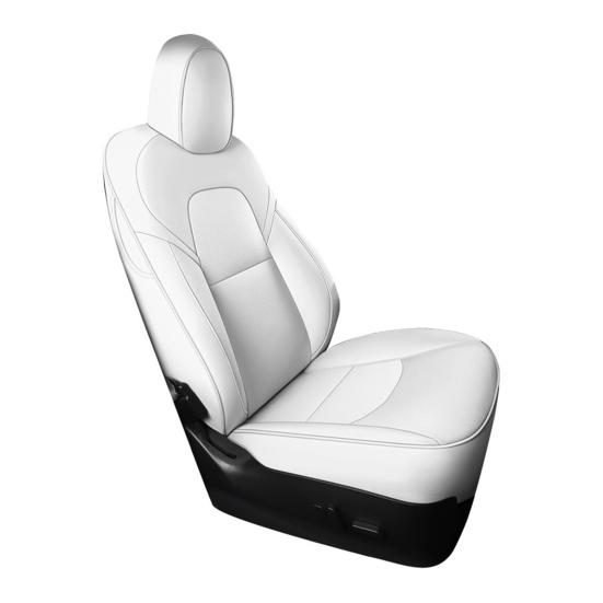 

Full Set Seat Covers for Tesla Model Y 2020-2024 Waterproof Faux Leather Protectors Easy Installation Child Seat Protector Regular Style
