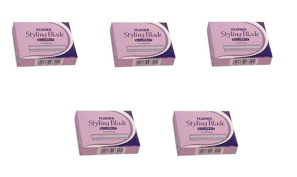 

Feather Styling Blade Thinning Type TG-10 Replacement Blades (10 blades x 5 packs)