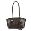 Women PU Leather Shoulder Bag Vintage Large Capacity Handbag Multi Functional Commuting Tote Bag High Looks Women's Bag