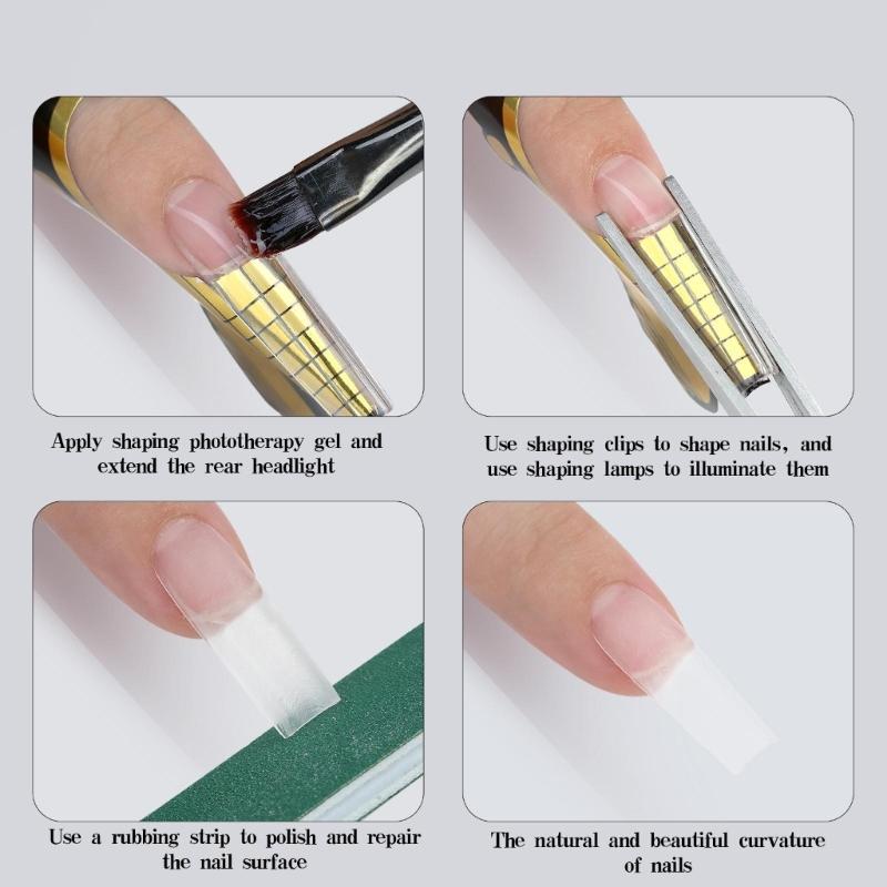 Professional Steel Nail Art Shaping Tweezers Clamp Nail Clip For Precise Manicure Control Comfortable Ergonomic Grip