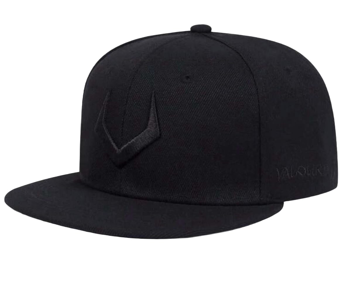

[sproutsy] Flat Visor Cap, Gray, Embroidered Logo, VALOURIAN (JP, Numeral Size, 58.0 cm, Black)
