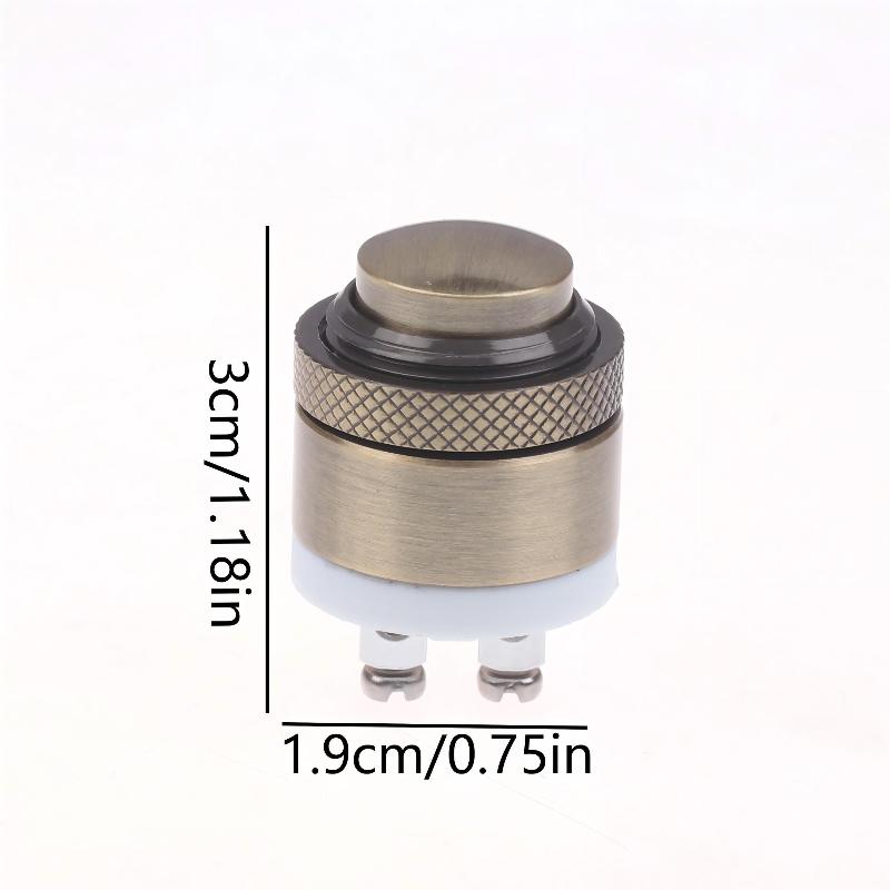 1No+1Nc Round Metal Push Button 16Mm Metal Doorbell Push Button Door Bell Switch Access Control Button