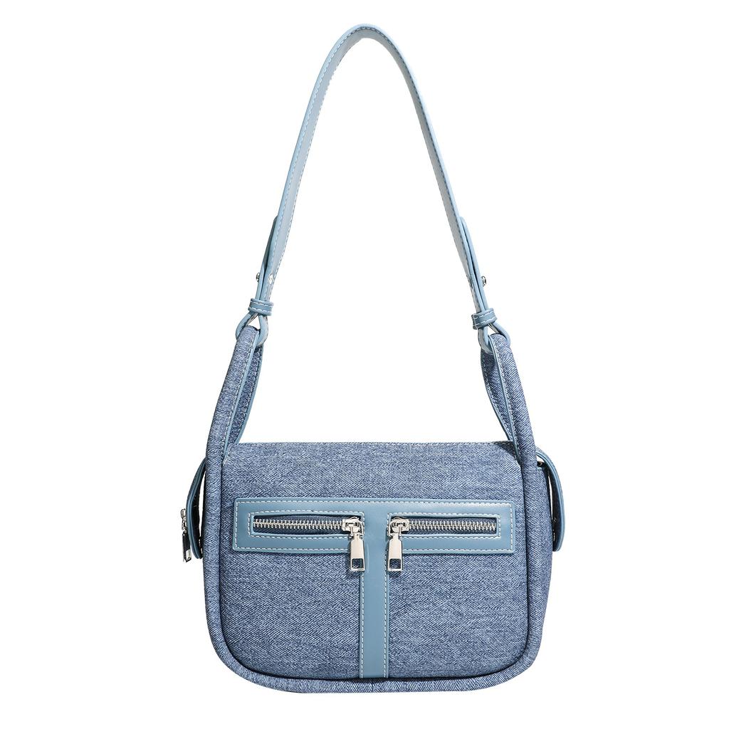 Soft leather niche light luxury women's bags New trendy horseshoe bags Large capacity shoulder crossbody bucket bags