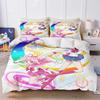 Anime S-Sailor Moon Home Love Child Duvet Cover Set HD Comforter Cover Bedclothes for Kids Bedding Sets Bedroom Decor
