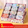 Mini Cute Cookie Candy Storage Tin with Lid for Hairpins, Earrings, or Small Items