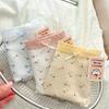 5Pcs Bowknot Lace Flower Panties Cotton Crotch Underwear for Women Sweet Floral Briefs  Gifts