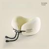 Memory Foam U Shaped Neck Pillow Compact Foldable Travel Pillow for Airplane Nap Neck Support