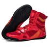 2 New Boxing Shoes Men's Medium Help Breathable Fighting Training Shoes Wrestling Shoes Boxing Sports Shoes Loose
