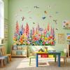 DIY Wall Stickers Colorful Static Adhesive Stickers Fashion Electrostatic Stickers  Window