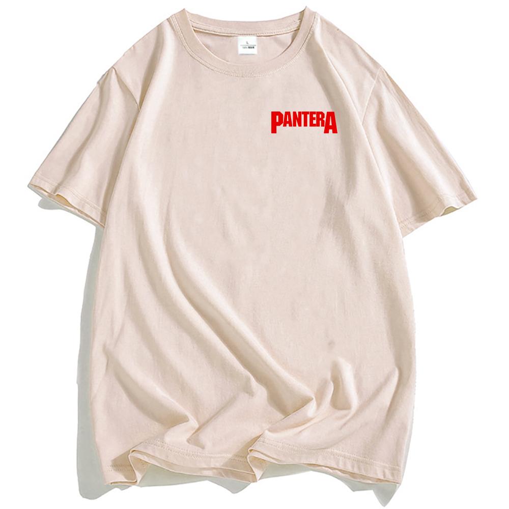 Pantera Nejtěžší turné léta 2025 Tričko Letní krátký rukáv Pánská trička Unisex Streetwear Grunge Rocková kapela Potisk Trička