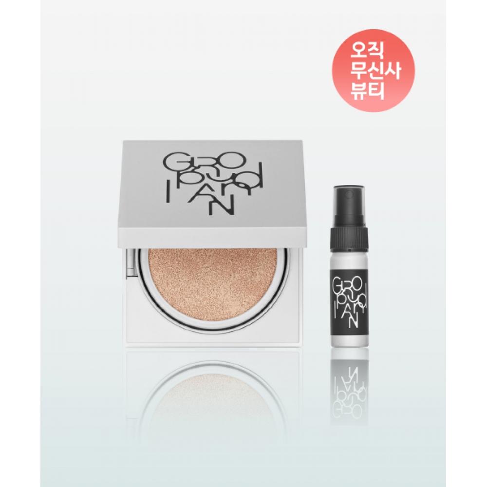 Ground Plan Glow Fit Light Cushion 15g + Mist 20ml Set NONE